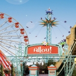 poza Allou Fun Park - unul dintre cele mai întinse și populare parcuri de distracție de pe teritoriul Greciei